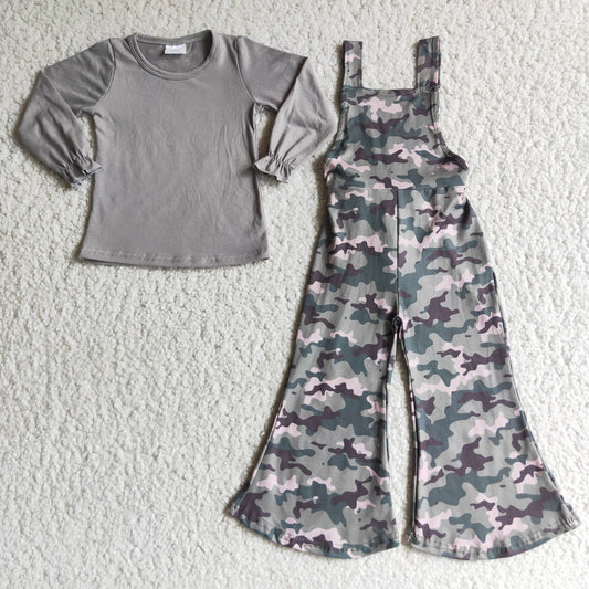 girls camo overall outfits