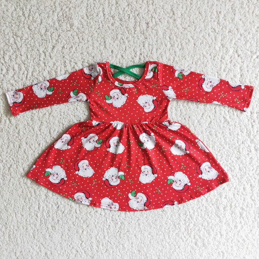 big skirt Santa christmas dress