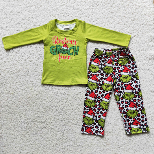 Christmas green boy set