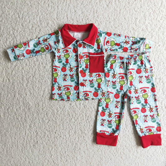 boy Christmas  Boutique Pajamas