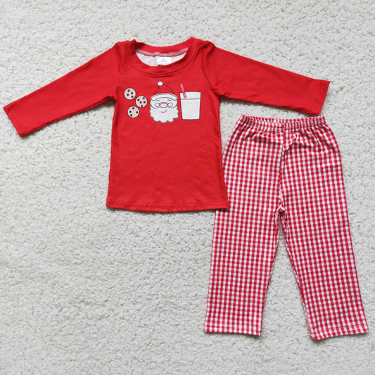 fall outfits Boutique christmas boy set