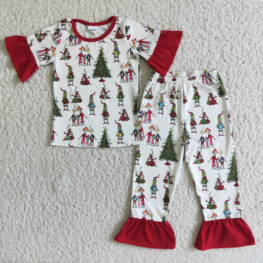 Christmas girl pajamas