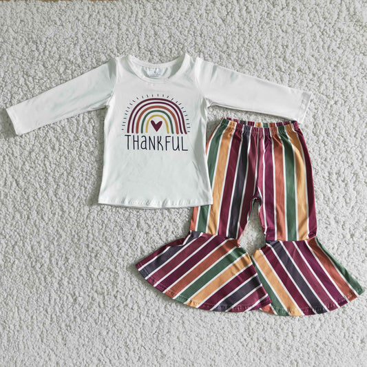 Rainbow FHANKFUL girl suit