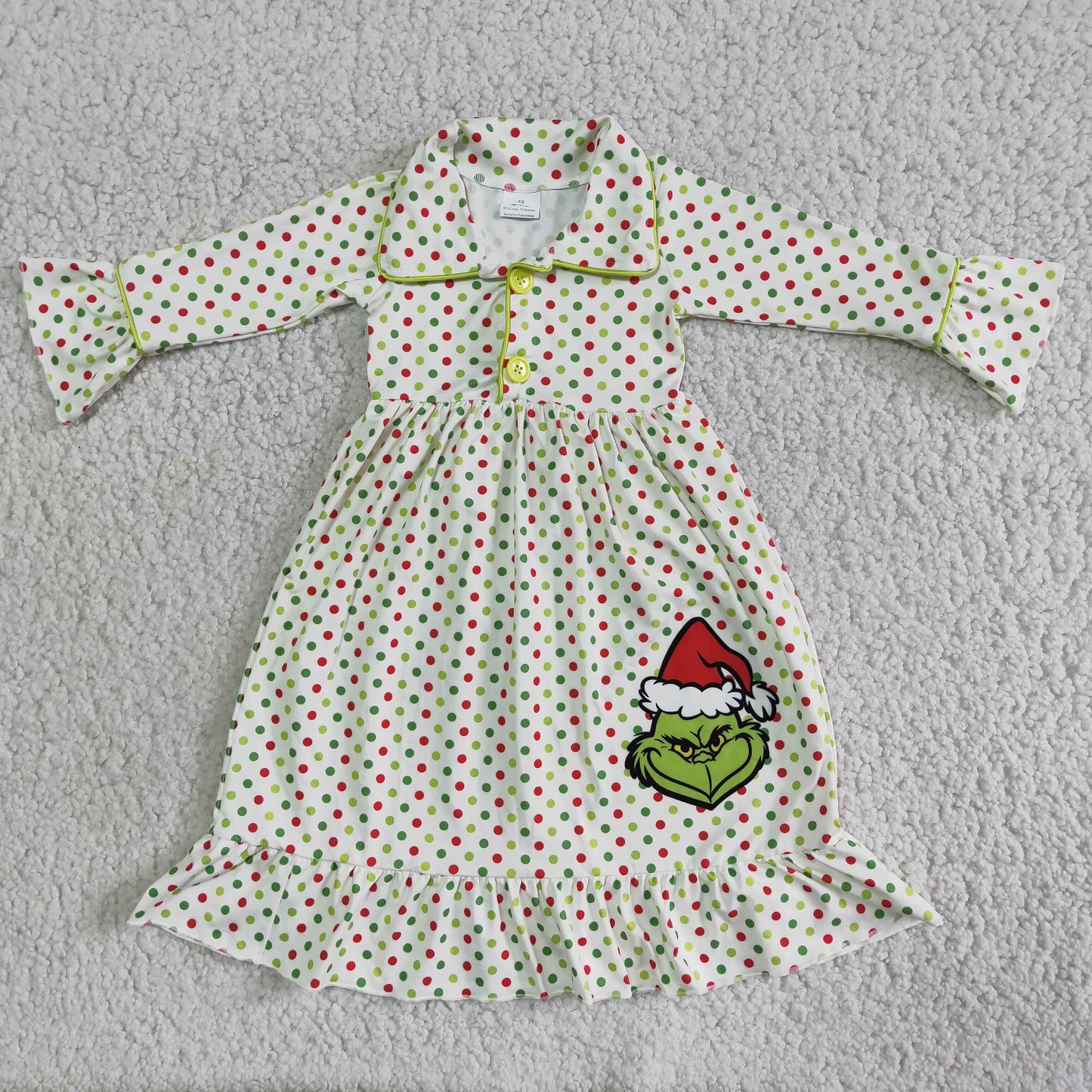 girls Christmas Boutique dress Pajamas