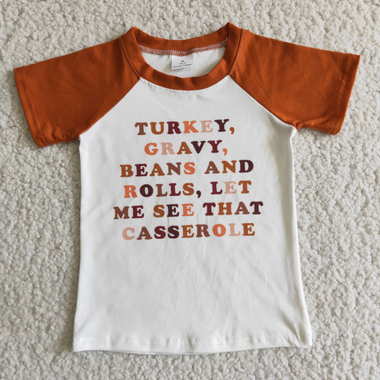 Thanksgiving boy shirt