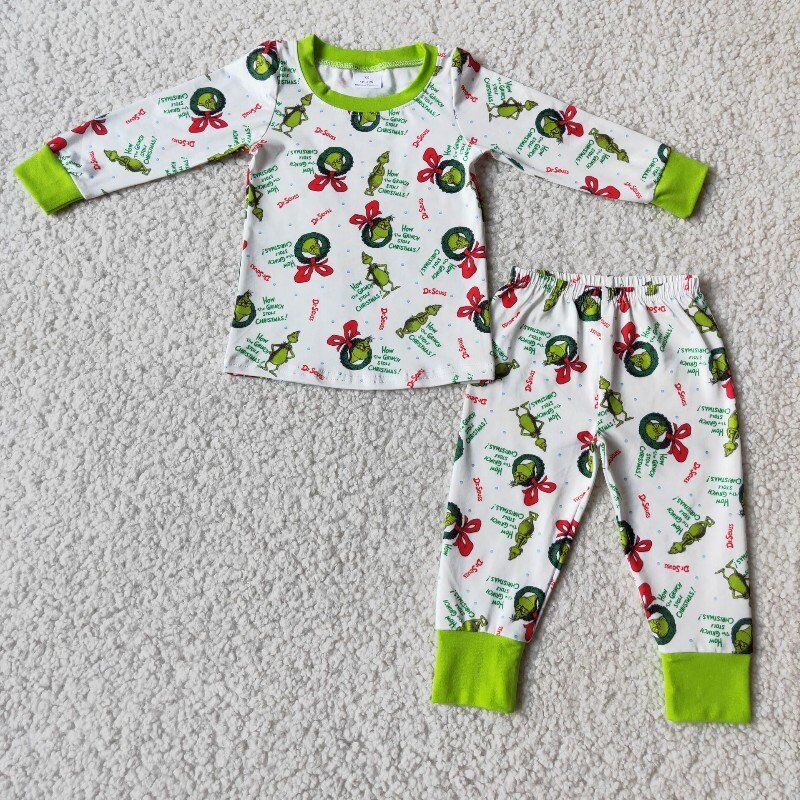 fall outfits green Christmas pajamas