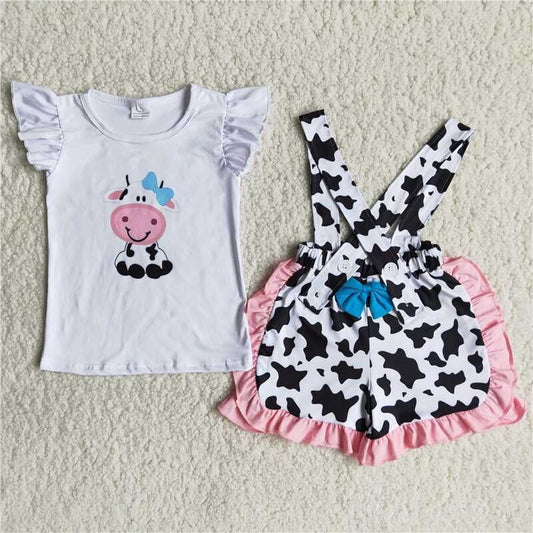 Princess Overall Shorts With Bow Outfits