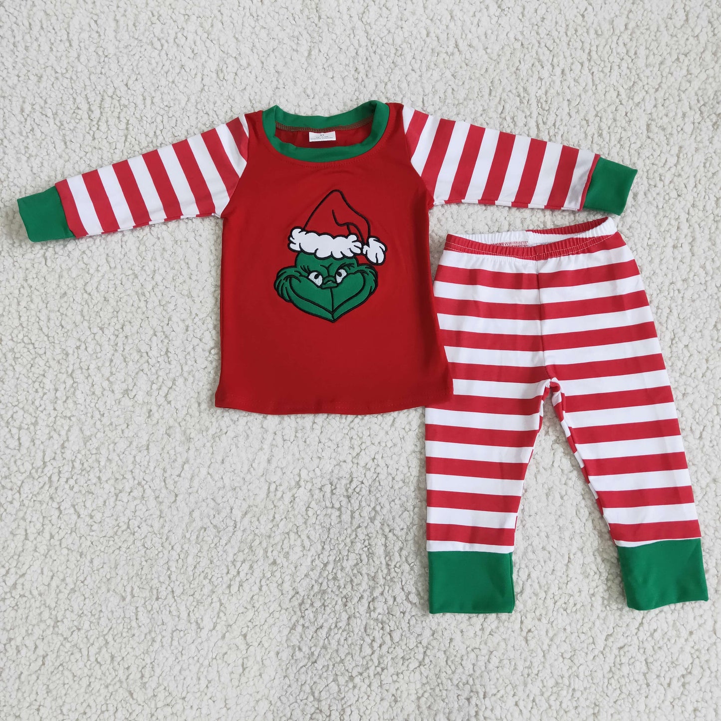 Red striped cartoon Boutique Pajamas