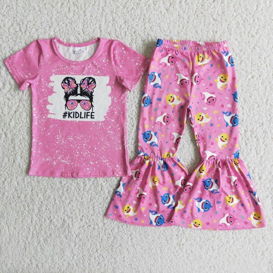 baby pink pants girl outfits
