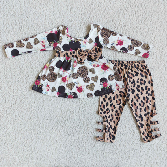 Valentine's Day Leopard pants set