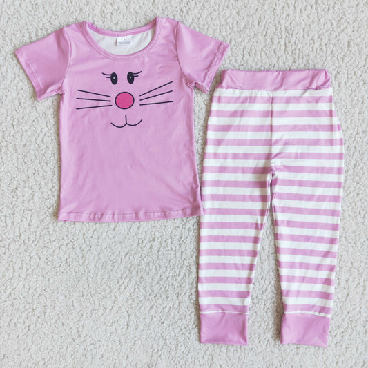 Easter pink girls Boutique  outfits