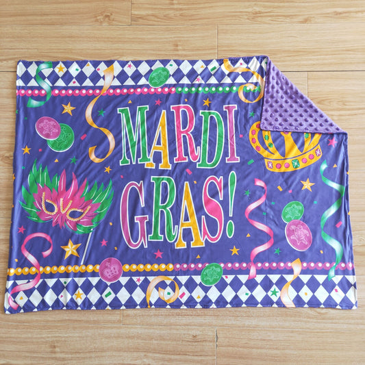 Cartoon  Purple MARD CRAS Kids’ Blankets