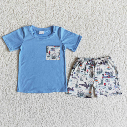 Wild Duck Boy short sleeve shorts outfit