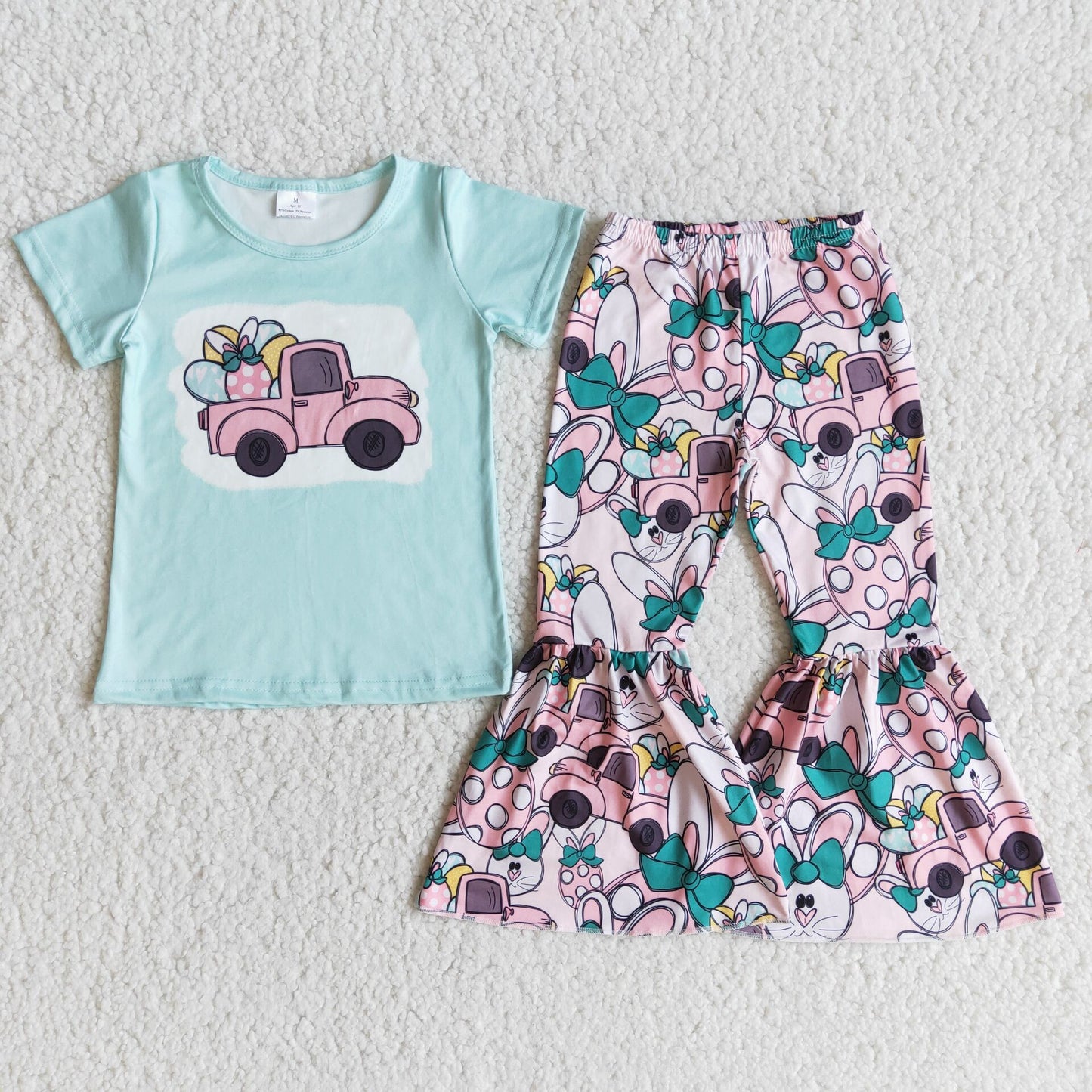 Easter Blue car egg Pants Outfit