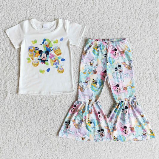 Girl White Mickey Mouse suit