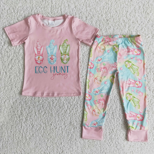 Eatser pink EGG HUNT Boutique girl outfits