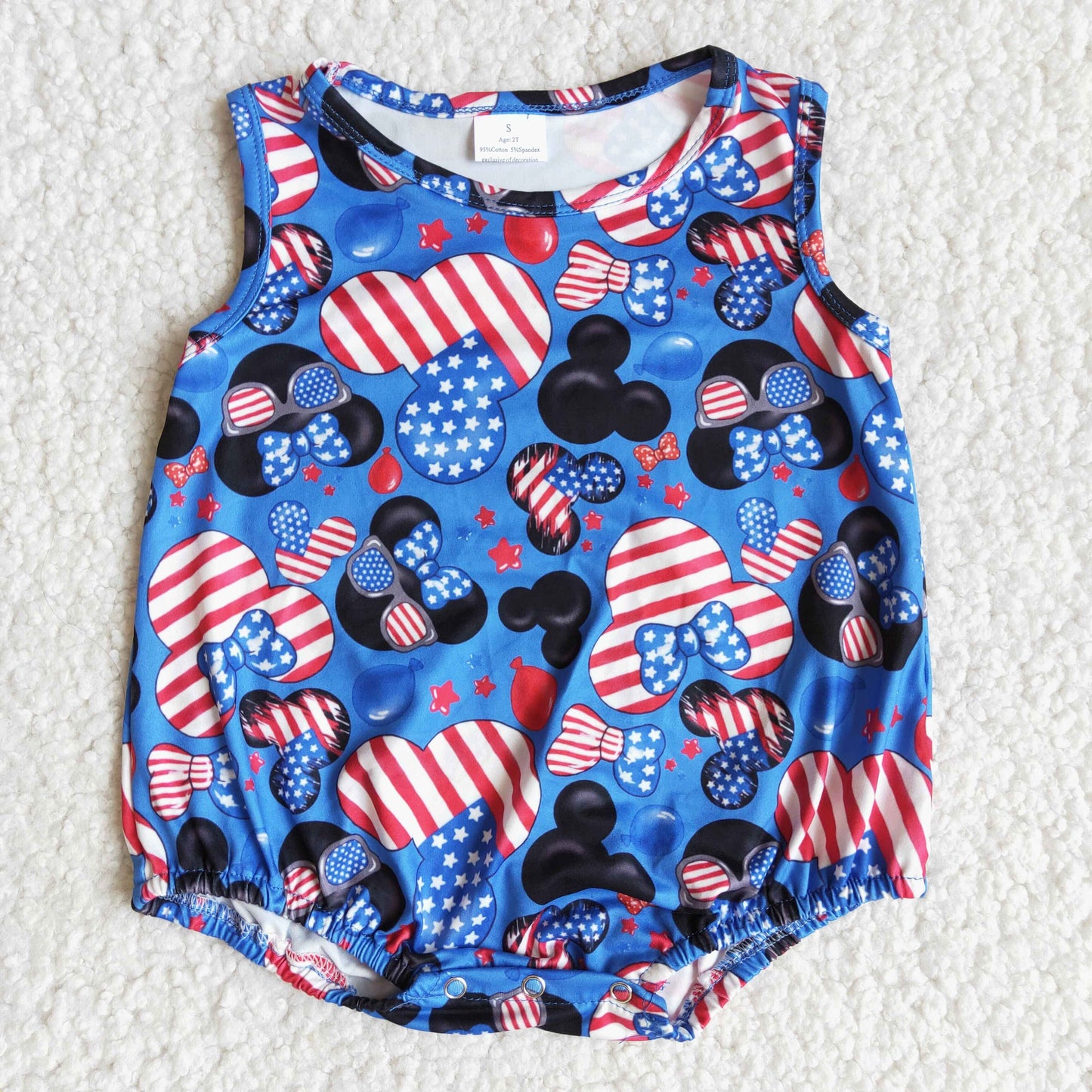 July of 4 of boy romper