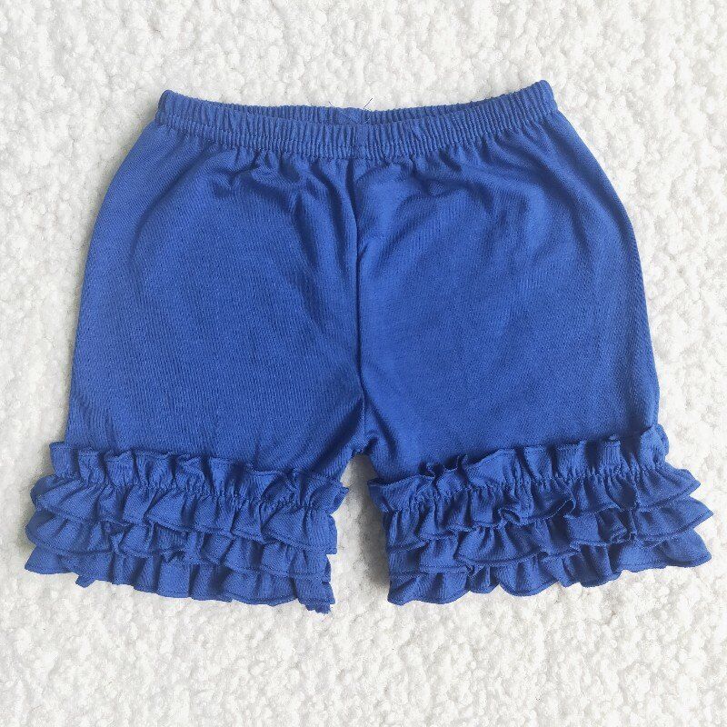 dark Blue ruffle girls short