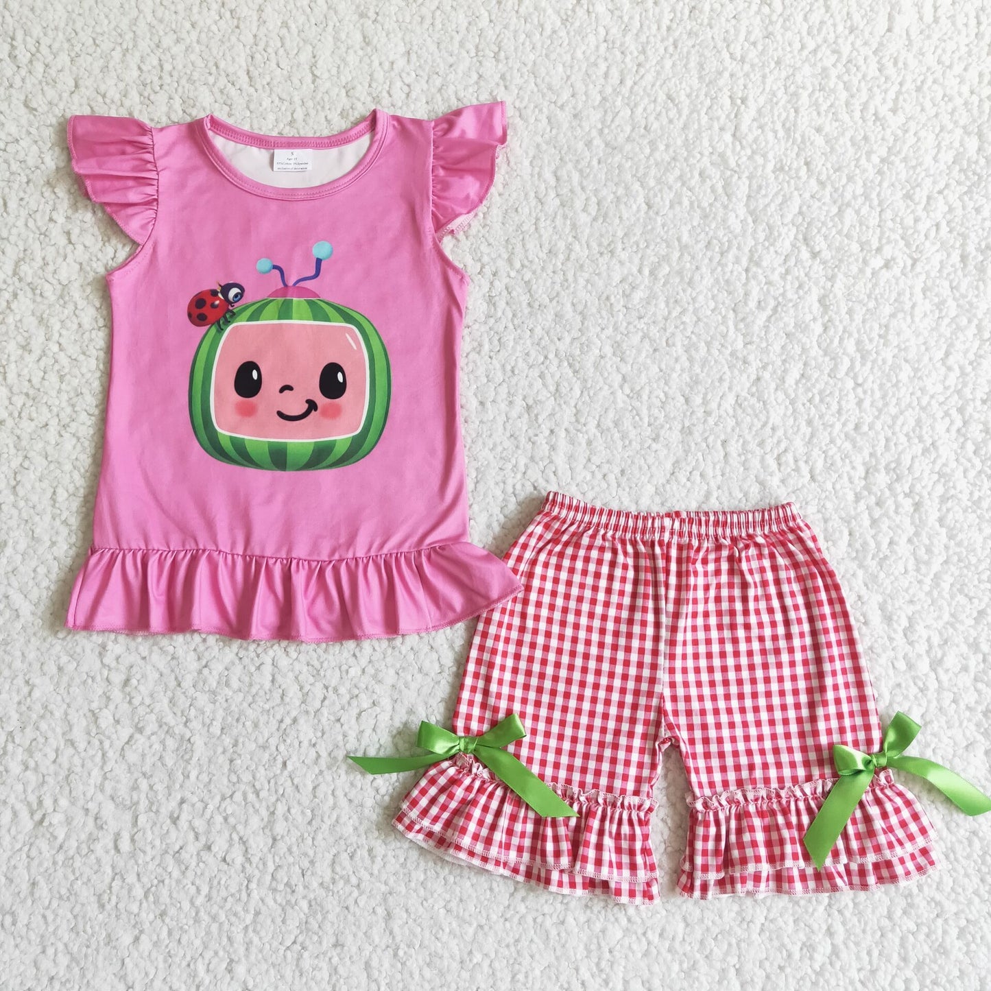 pink cartoon summer set