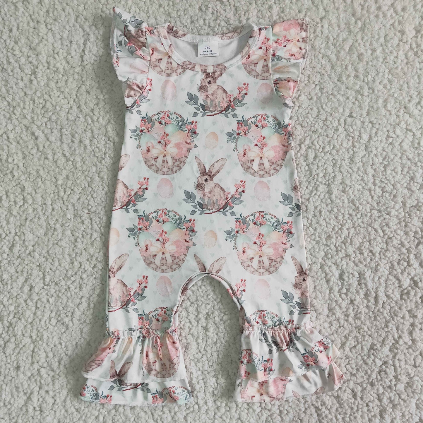 Easter baby romper