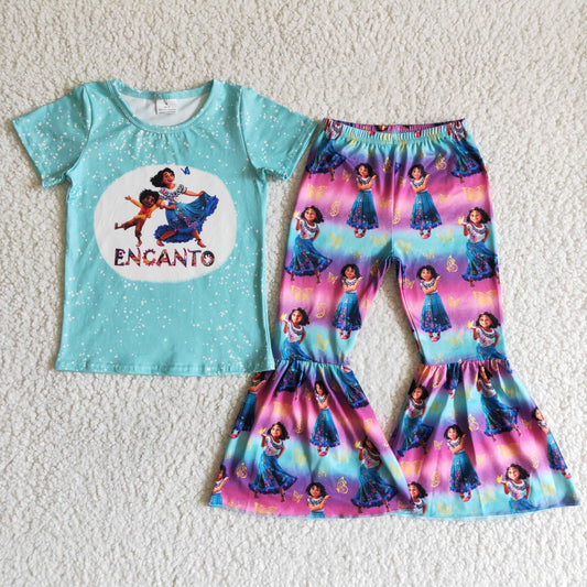 cartoon bell pants girl outfits