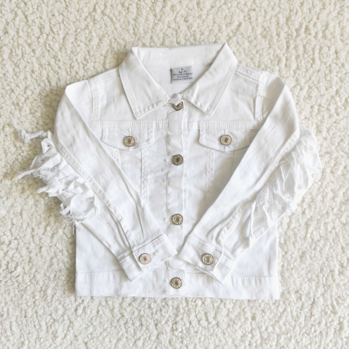 White denim jacket