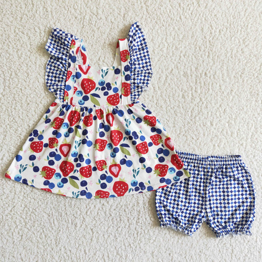 Strawberry short summer set
