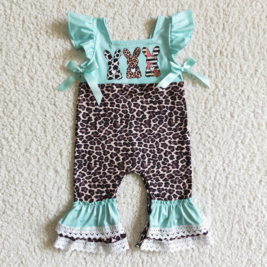 easter bunny girls  romper