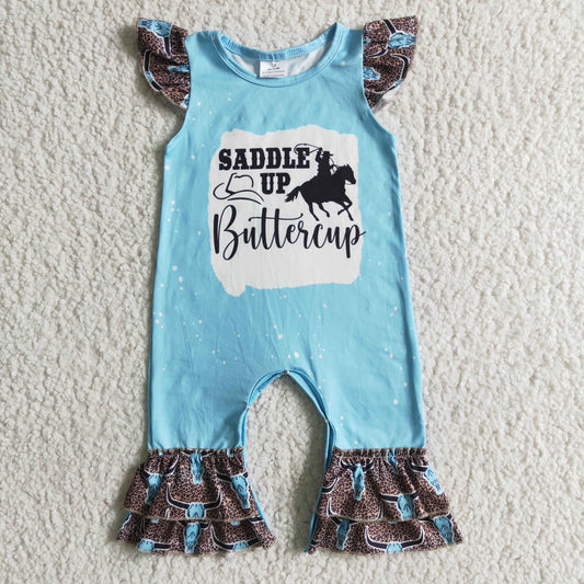 Blue Horse girls romper