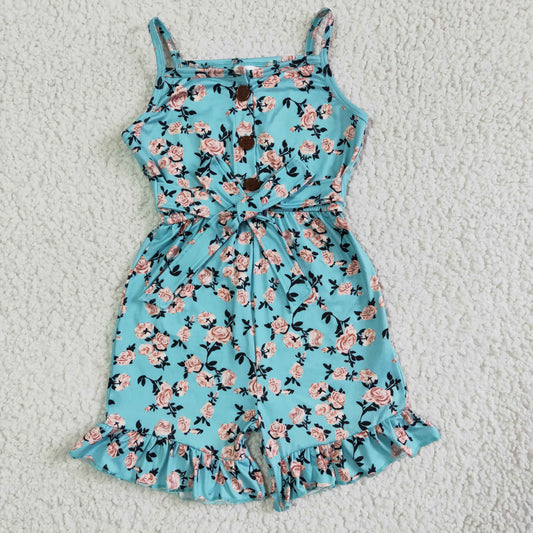 Blue Flowers Jumpsuit