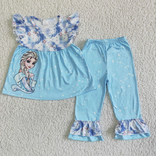 Blue Cartoon girl outfits