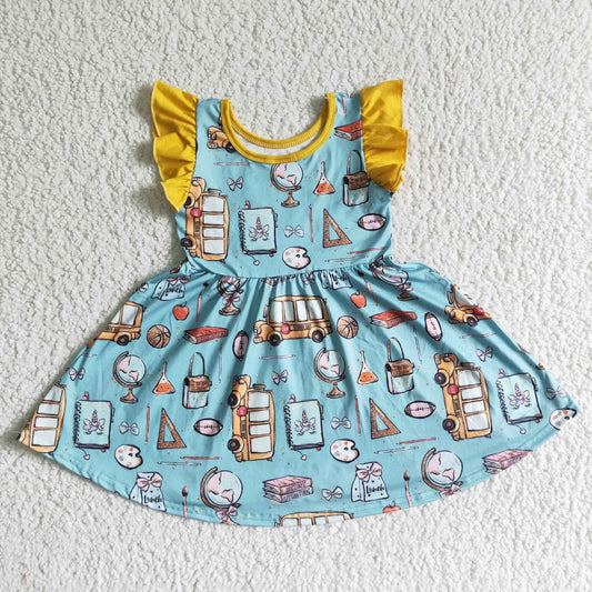 Back To School Blue dress