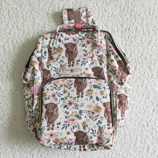 Flowers Cow Bag