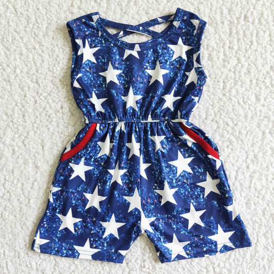 July Of 4th Star Girls Jumpsuit