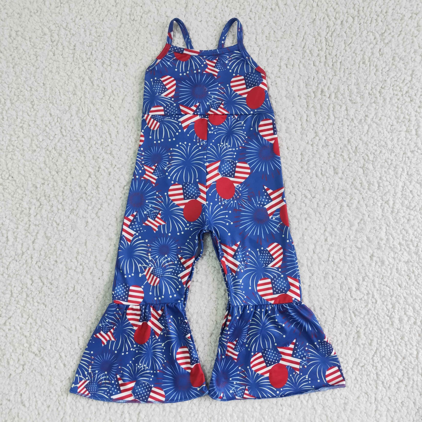 July of 4th Red FireworksJumpsuit