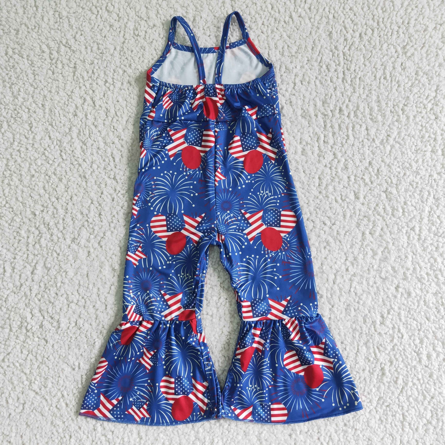 July of 4th Red FireworksJumpsuit