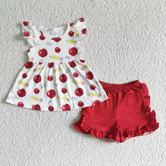 Apple Back To School Girl summer set