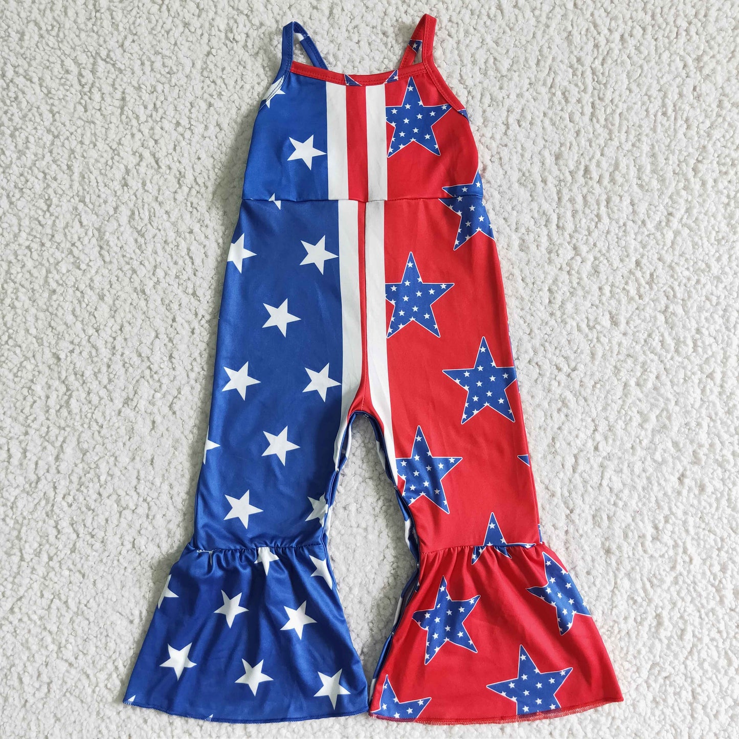 July of 4th Blue and Star Jumpsuit