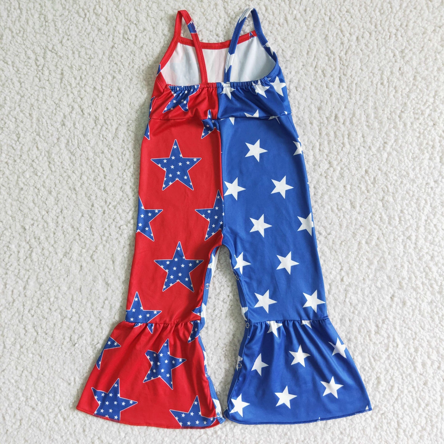 July of 4th Blue and Star Jumpsuit