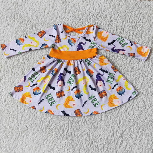 Halloween Purple Cartoon big skirt