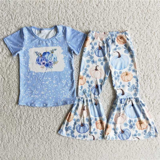 Halloween Blue Pumpkin Girl Outfits