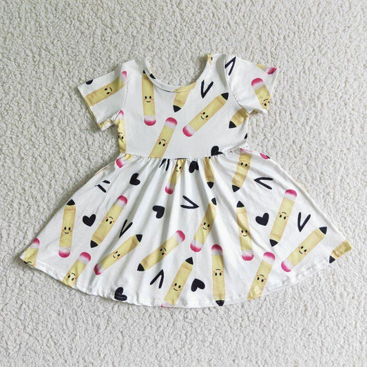 Summer Back To Schoo Pencil Girl Skirt