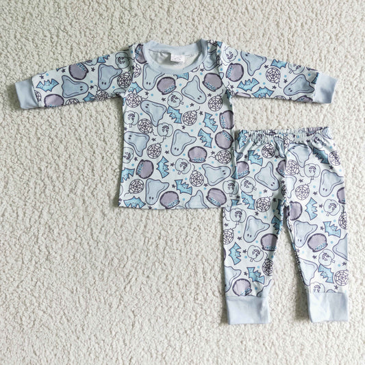 Halloween Blue Cartoon Pajamas Outfit