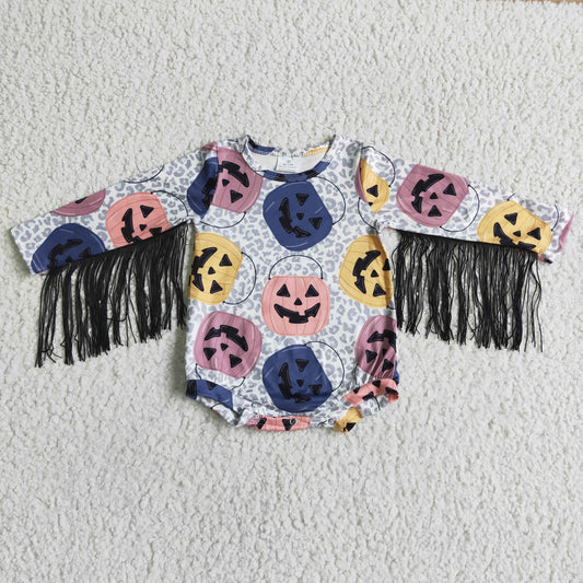 Halloween Pumpkin Baby Romper