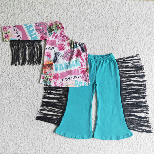 Cowgirls bell Pants Girls Outfits