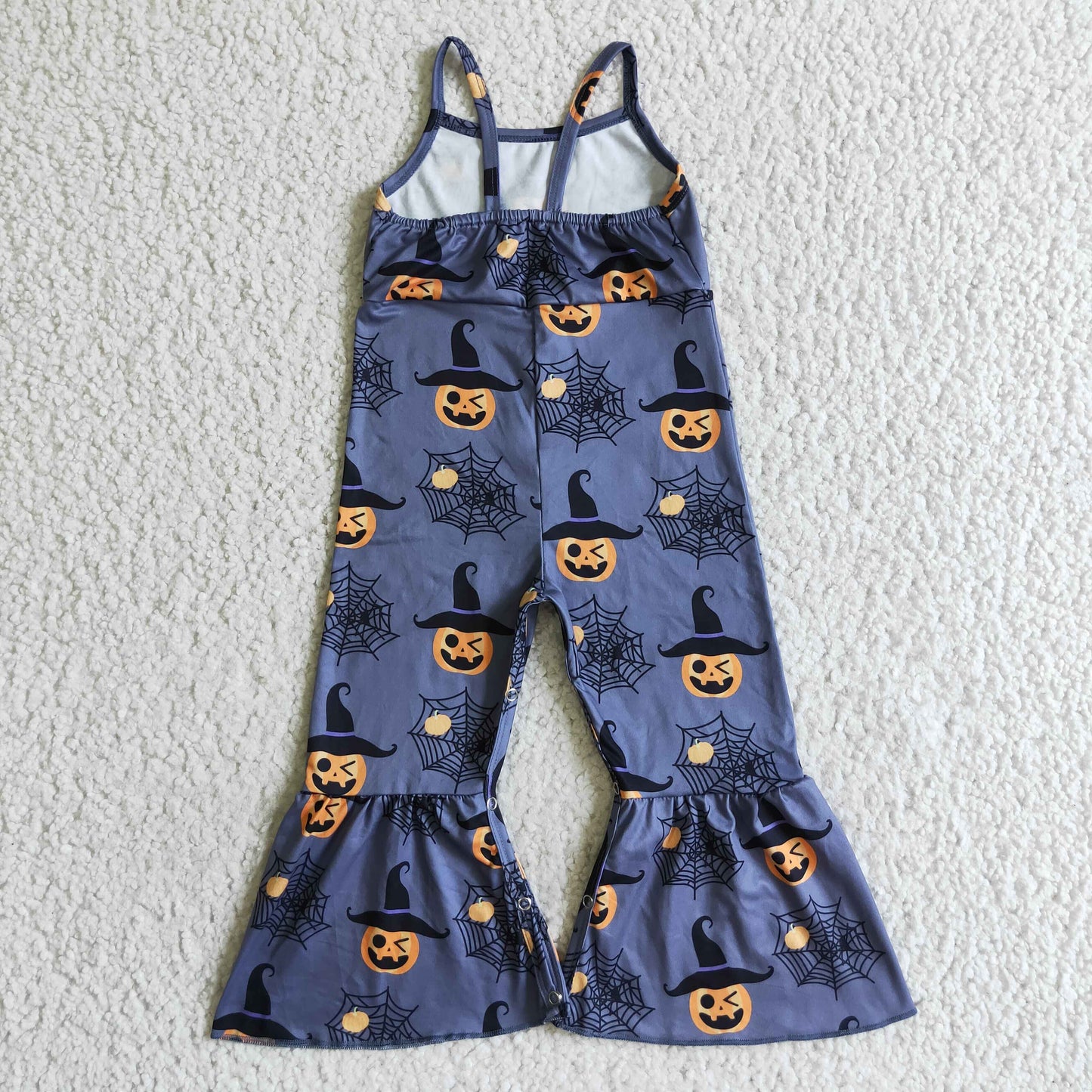 Halloween Pumpkin Girls Jumpsuit