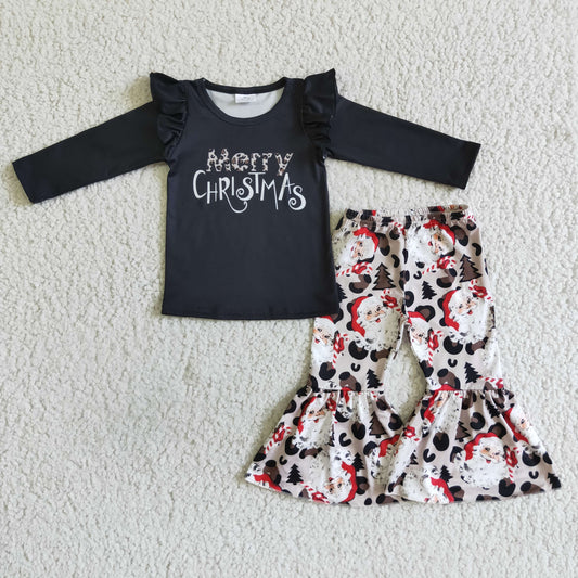 Christmas Black Santa Girls Outfits