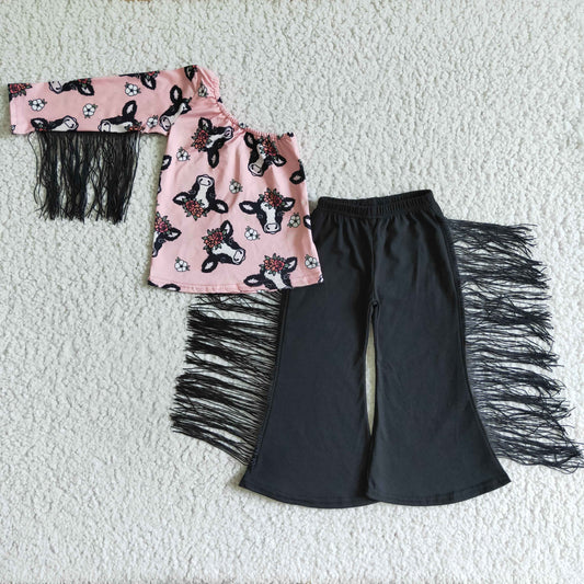 Pink Cow Black Outfits