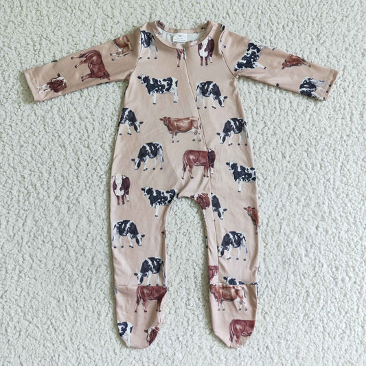 Animal Baby Romper With zipper