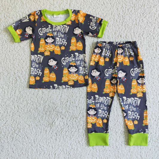 Halloween Pumpkin Cartoon pajamas